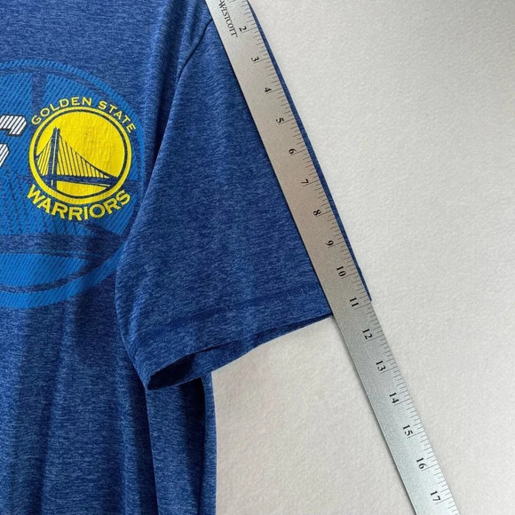 Golden State Warriors NBA TX3 Cool T-Shirt Mens Large Short Sleeve Jersey Blue - Picture 9 of 11